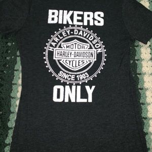 Dark Gray Woman’s Harley Davidson T-Shirt